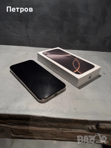 КАТО ЧИСТО НОВ Iphone 16 Pro Max Natural, снимка 5 - Apple iPhone - 54542949