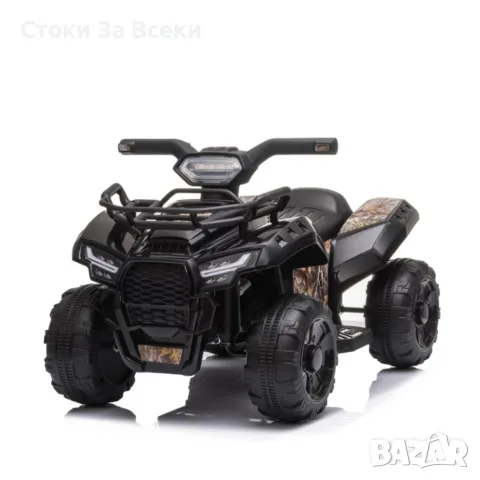 Детско ATV J320 6V с LED и USB - Черно, снимка 8 - Детски велосипеди, триколки и коли - 55292831