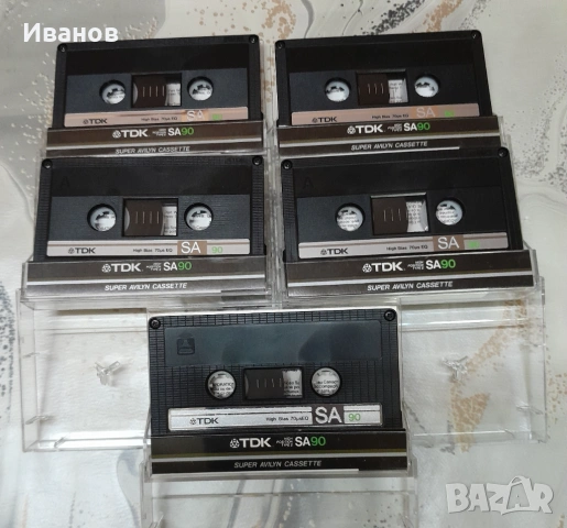 Продавам аудио касети TDK SA 90