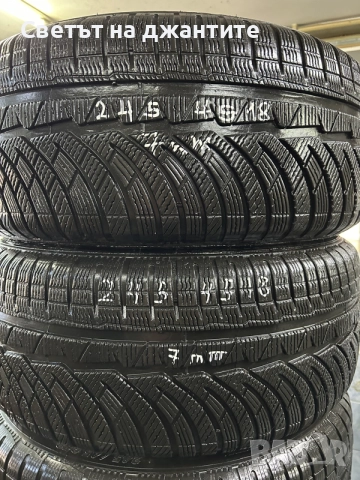 Гуми 245/45/18 Michelin Зимни 4 броя, снимка 3 - Гуми и джанти - 55184660