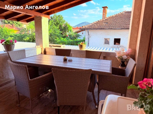 Градинска мебел ратан маса и столове почти нови, снимка 4 - Градински мебели, декорация  - 54180707