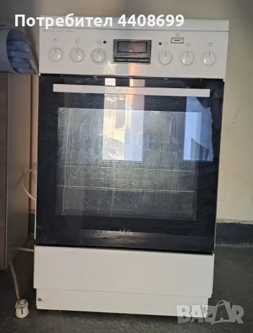 Свободностояща готварска печка AEG CCB56481BW, 50 см