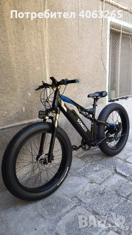 Електрически велосипед мекица Fatbike 26 цола, снимка 2 - Велосипеди - 54823772