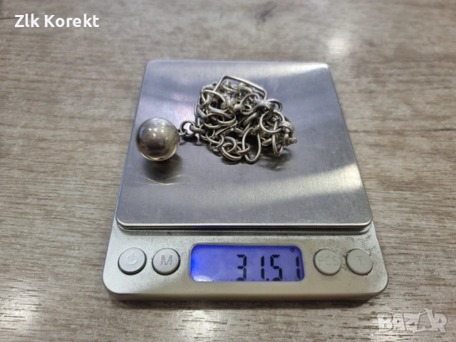 Дамски сребърен синджир, снимка 10 - Колиета, медальони, синджири - 54344560