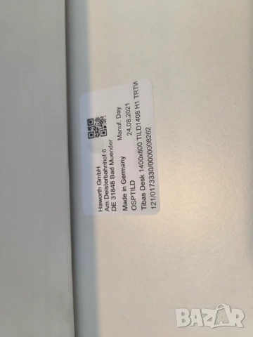 професионално офис бюро HAWORTH 140х80см, снимка 6 - Бюра - 54462089