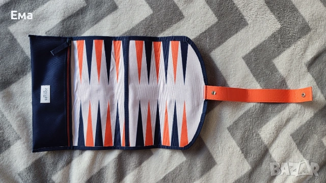 Текстилна игра табла - преносима, сгъваема игра, снимка 3 - Шах и табла - 54031032