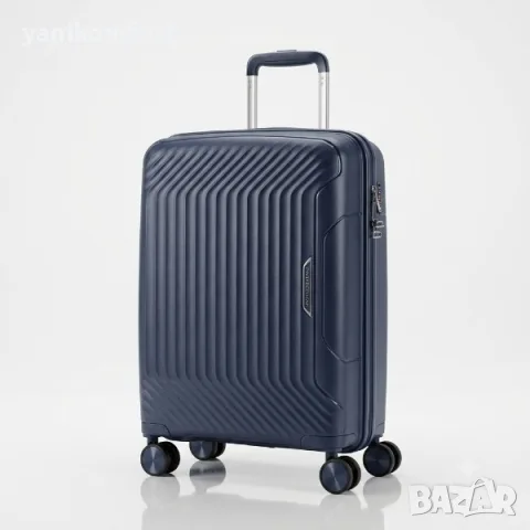 Куфар за ръчен багаж 55x40x23 PP 88001 – твърд куфар с 4 колела и TSA заключване , снимка 17 - Куфари - 55624480