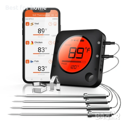 BFOUR Bluetooth термометър за месо за грил