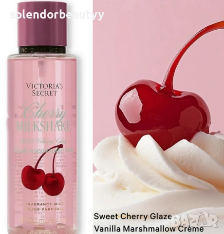 Victoria’s Secret Cherry Спрей за тяло, снимка 5 - Козметика за тяло - 54210021