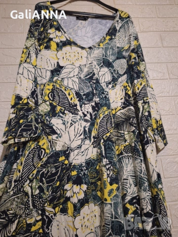 СТРАХОТНА ТУНИКА ЕФЕКТЕН ДЕСЕН 3XL-4XL, снимка 3 - Туники - 54585845