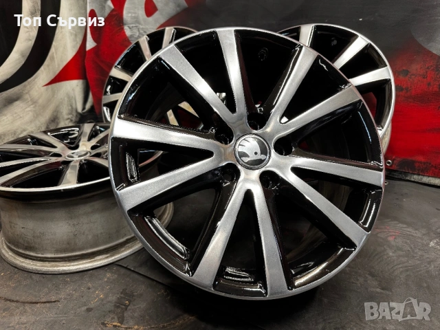 Оригинални алуминиеви джанти за Фолксваген (Volkswagen), 5x112, 17 цола, снимка 2 - Гуми и джанти - 54801680