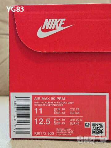 Nike Air Max 90 PRM , снимка 9 - Маратонки - 54541134
