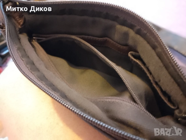 чанта женска естествена кожа 25х17 см като нова #34, снимка 7 - Чанти - 54988297