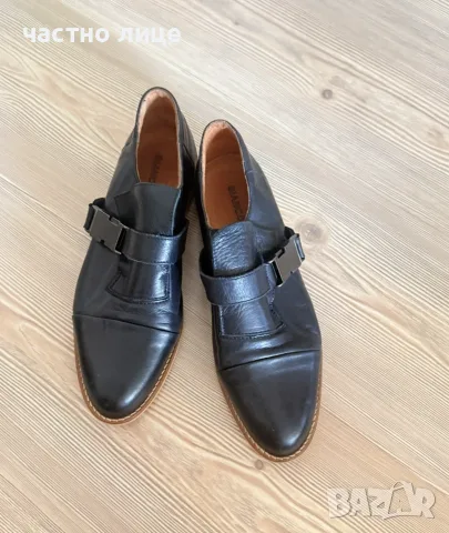 Оригинални кожени обувки BIANCO (Monk Strap) – Естествена кожа, снимка 3 - Дамски ежедневни обувки - 55614564