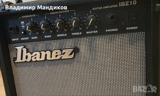 Комбоусилвател Ibanez IBZ 10 , снимка 2 - Ресийвъри, усилватели, смесителни пултове - 55553861