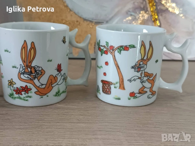 Порцеланови чаши с детски мотив 