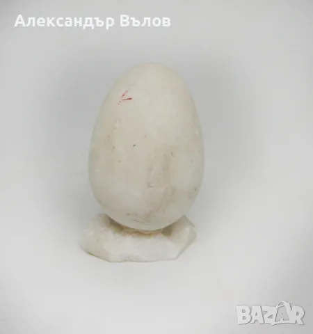 Ретро алабастрова статуетка "Рождество" във формата на яйце Коледа Исус Христос, снимка 7 - Колекции - 55463735