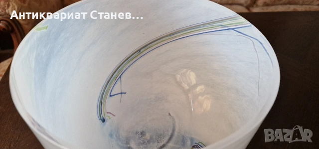 🌈✨ ДИЗАЙНЕРСКА СТЪКЛЕНА КУПА „RAINBOW“ – KOSTA BODA, SWEDEN ✨🌈, снимка 6 - Декорация за дома - 54932482