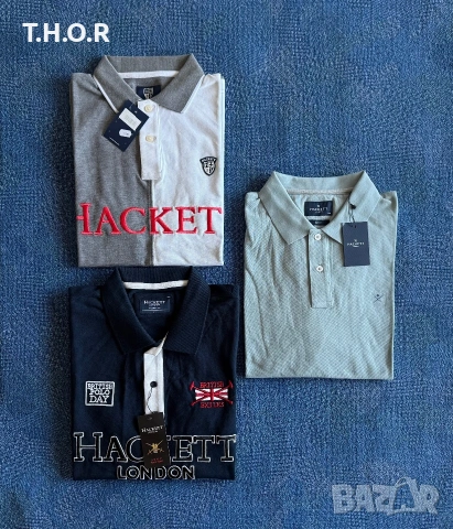 Hackett London Polo Shirt ОРИГИНАЛНИ мъжки поло тениски - М/2XL, снимка 2 - Тениски - 54982162