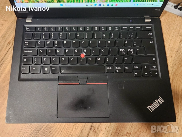 Lenovo ThinkPad T490s 14" | Intel i5-8265U 4x3.90 Ghz| 16GB RAM | 512GB Ново SSD | Windows 11, снимка 3 - Лаптопи за работа - 54382123
