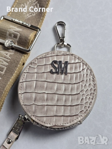 Нова дамска чанта Steve Madden Bkady Crossbody с несесер и портмоне, снимка 6 - Чанти - 54405584