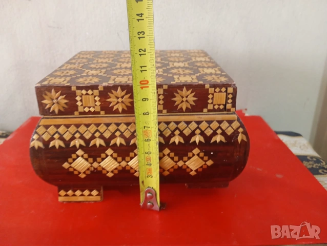 Винтидж дървена кутия за цигари, снимка 2 - Други ценни предмети - 54215572