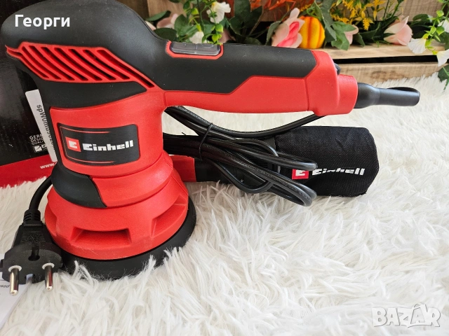 ЕКСЦЕНТЪРШЛАЙФ EINHELL TC-RS 425 E 125 мм, 425 W, снимка 2 - Шлайфмашини - 55191367