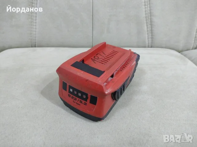 батерия Hilti B22 5.2Ah. , снимка 6 - Винтоверти - 55416473