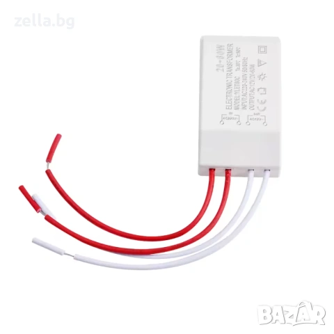 Трансформатор 230V AC към 12V AC 20-60W – за халогенни крушки и нисковолтово осветление 10343, снимка 11 - Друга електроника - 54672411