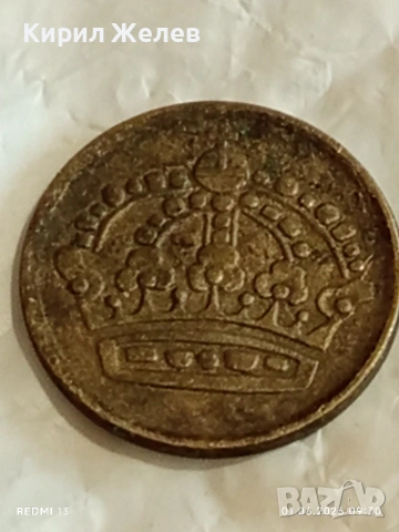 Сребърна монета 10 йоре 1953г. Швеция Крал Густав IV Адолф 41340, снимка 7 - Нумизматика и бонистика - 54734255