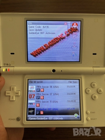 Nintendo DSi White + R4 Карта, снимка 4 - Nintendo конзоли - 55493388