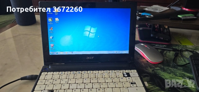 Acer Aspire One AOD255E – Windows 7 Starter, Intel Atom N455, 2GB RAM, 250GB HDD 