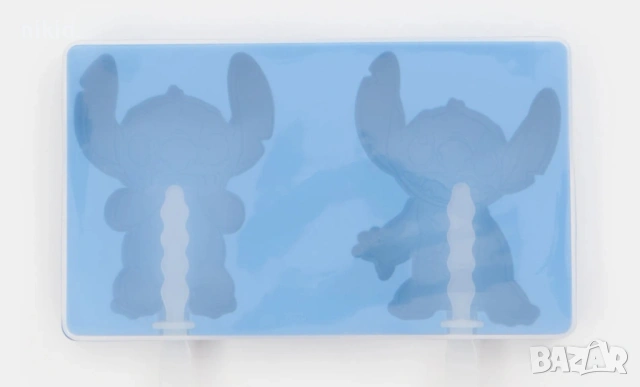 Стич Stitch ескимо сладолед Popsicle Попсикъл молд силиконова форма калъп за направа близалки, снимка 2 - Форми - 54545902