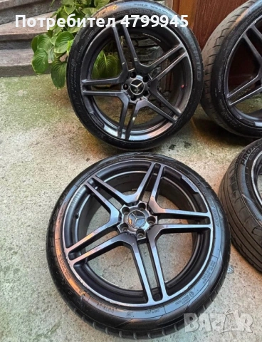AMG 20” спорт пакет джанти с гуми Michelin 275/35R20, снимка 2 - Гуми и джанти - 54227867