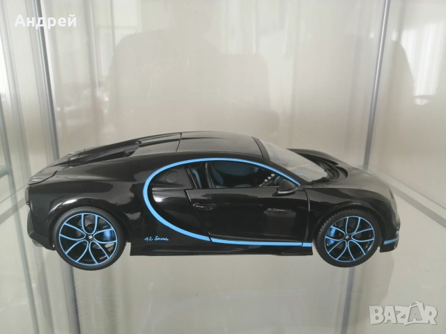 Bugatti Chiron, Burago 1:18, снимка 5 - Колекции - 55206667