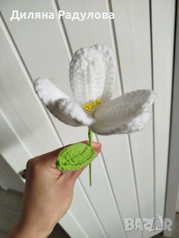 Плетени цветя, снимка 17 - Декорация за дома - 54291356