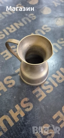 Каничка от месинг , снимка 2 - Антикварни и старинни предмети - 54120014