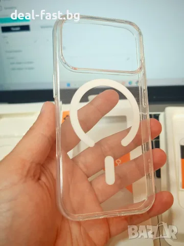 Силиконов TPU калъф с MagSafe за iPhone 17 Pro Max ACS10394 Spigen Liquid Crystal MagSafe Case, снимка 8 - Калъфи, кейсове - 55335337