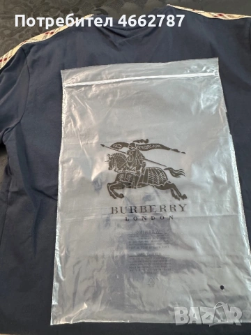 Burberry-Автентична чисто нова мъжка тениска Л размер, снимка 8 - Тениски - 54432553