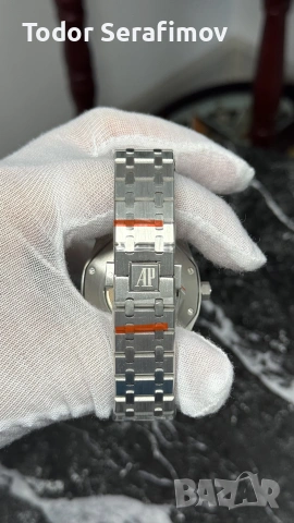 Мъжки часовник Audemars Piguet Royal Oak Grey Dial Steel, снимка 4 - Луксозни - 55272725
