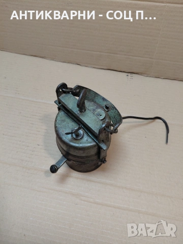 Соц Стара Антична Карбитна Лампа 1.100кг. НОМЕР 1416., снимка 6 - Антикварни и старинни предмети - 54128435