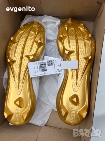 Adidas Adizero Electric White/Gold футболни маратонки размер 45.5, снимка 2 - Маратонки - 54391266