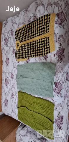 Нови дамски ръчно плетени елеци 