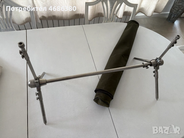 Шаранджийска стойка за въдици неръждаема стомана 