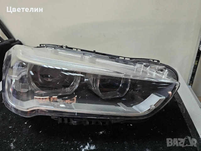 Десен фар BMW X1 F48 desen far бмв х1 ф48 LED, снимка 4 - Части - 54487765