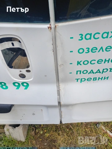 Задни врати рено трафик Опел виваро висока база 2001-2014г, снимка 2 - Части - 54393020