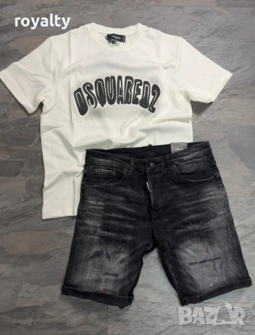 DSQUARED2 Нов Мъжки Летен Къс Комплект