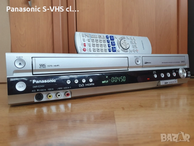 Panasonic DMR-EZ45V DVD-VHD recorder, снимка 5 - Плейъри, домашно кино, прожектори - 55156579