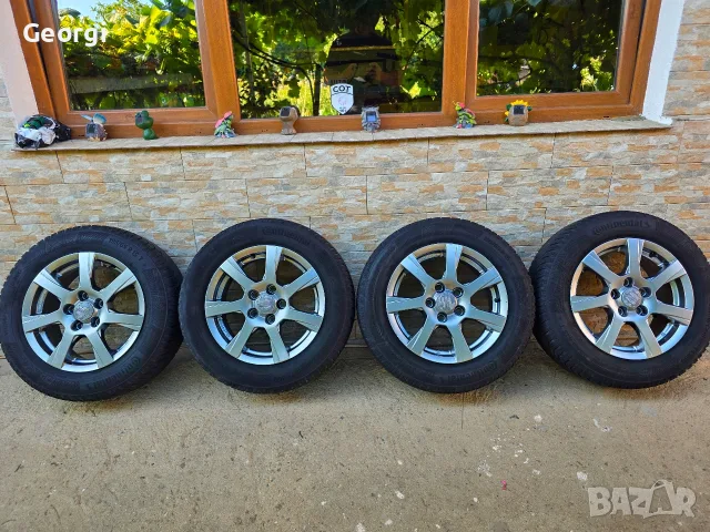 Продавам ОРИГИНАЛНИ Джанти+гуми 15 ' цола 5x112 57,1 Audi a4,a6,a8 Pasat 4,5. 6,5J ET45