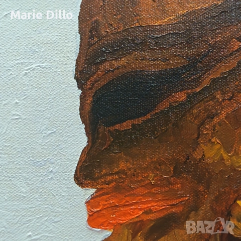 Авторска картина масло върху платно с рамка и готово за закачане, снимка 3 - Картини - 53950015